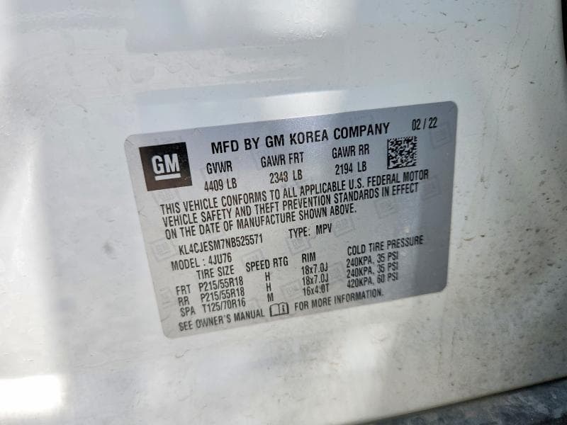 2022 BUICK ENCORE PREFERRED 13