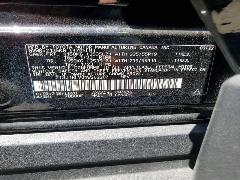 2022 TOYOTA RAV4 ADVENTURE 13