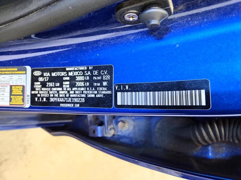 2018 KIA FORTE LX 12
