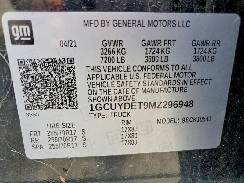2021 CHEVROLET SILVERADO K1500 LT 12
