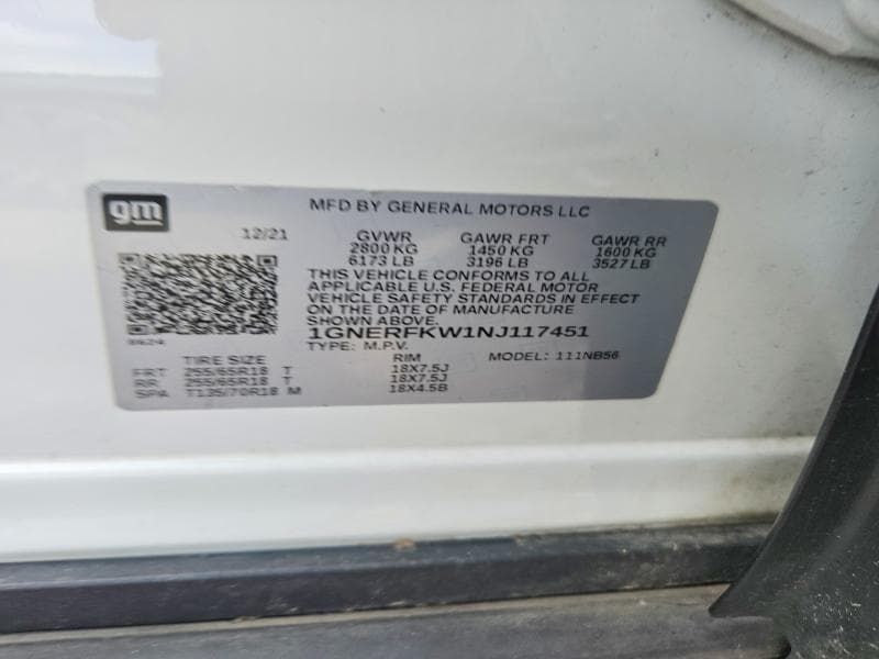 2022 CHEVROLET TRAVERSE LS LS 13