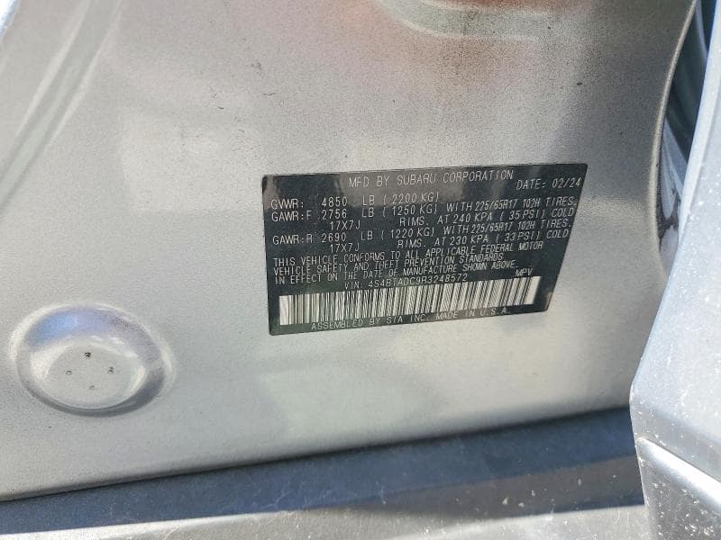 2024 SUBARU OUTBACK PREMIUM 13