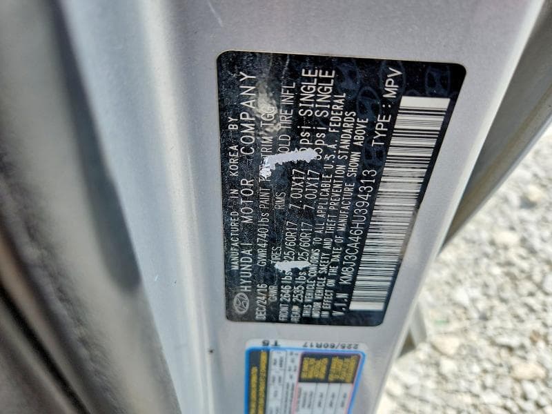 2017 HYUNDAI TUCSON SE 13