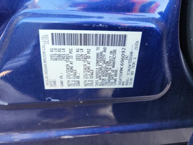 2021 NISSAN ROGUE SL SL 13