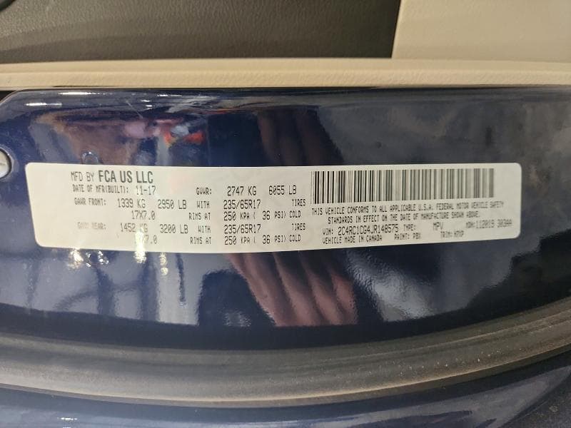 2018 CHRYSLER PACIFICA LX 13