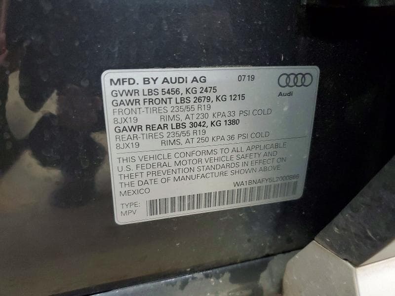 2020 AUDI Q5 PREMIUM PLUS PREMIUM PLUS 13
