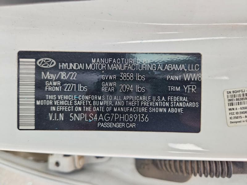 2023 HYUNDAI ELANTRA SEL 13