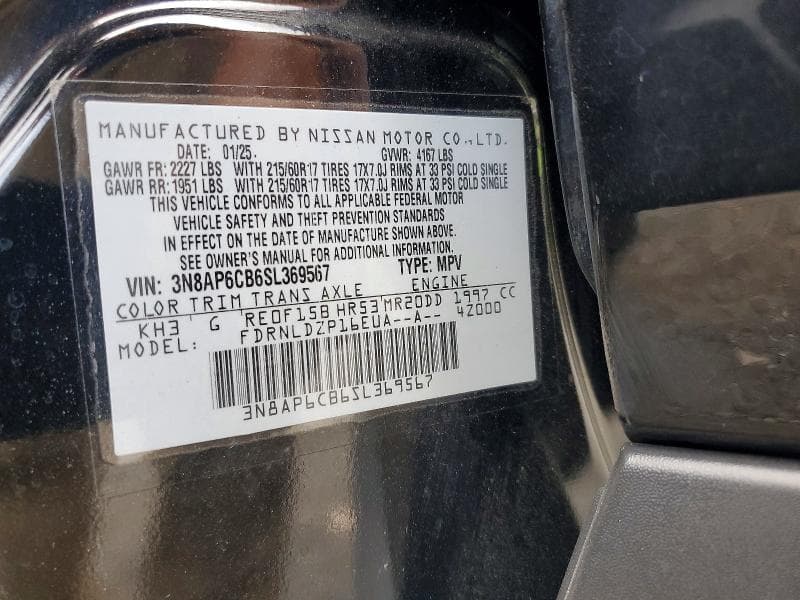 2025 NISSAN KICKS SV 13