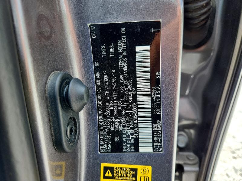2017 TOYOTA HIGHLANDER XLE XLE 13