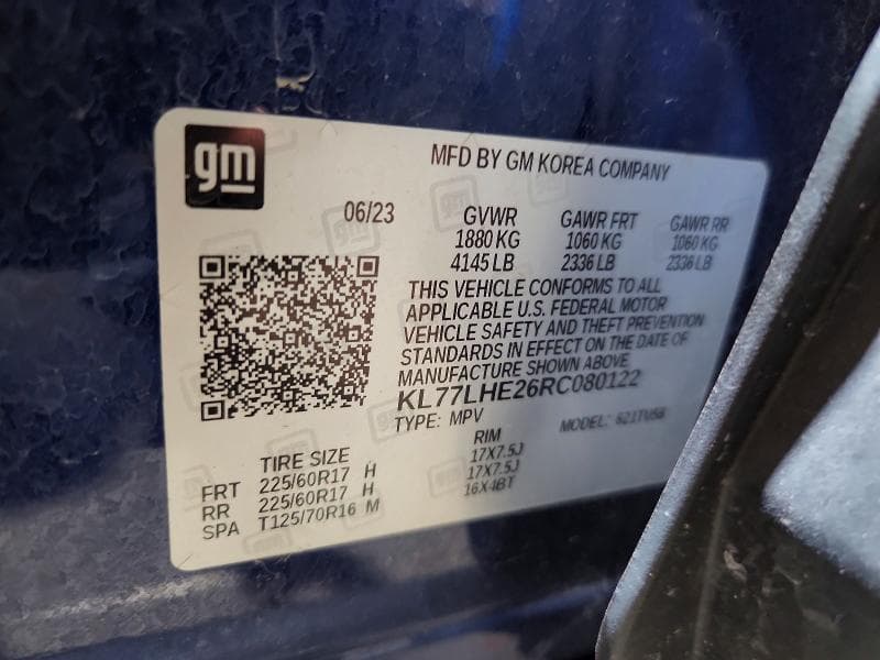 2024 CHEVROLET TRAX 1LT 12