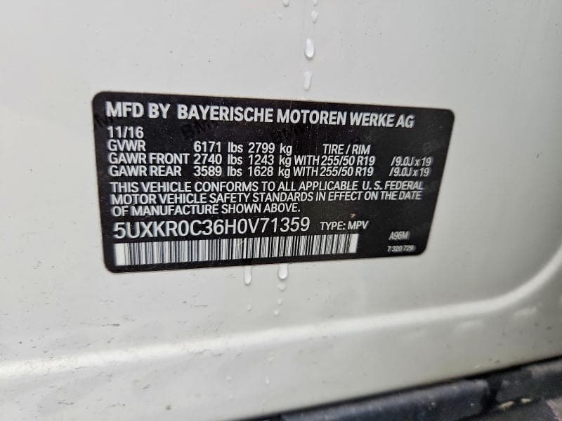 2017 BMW X5 XDRIVE35I 13