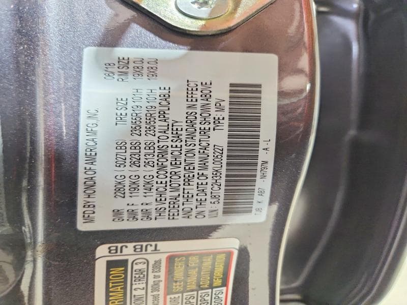 2019 ACURA RDX 13