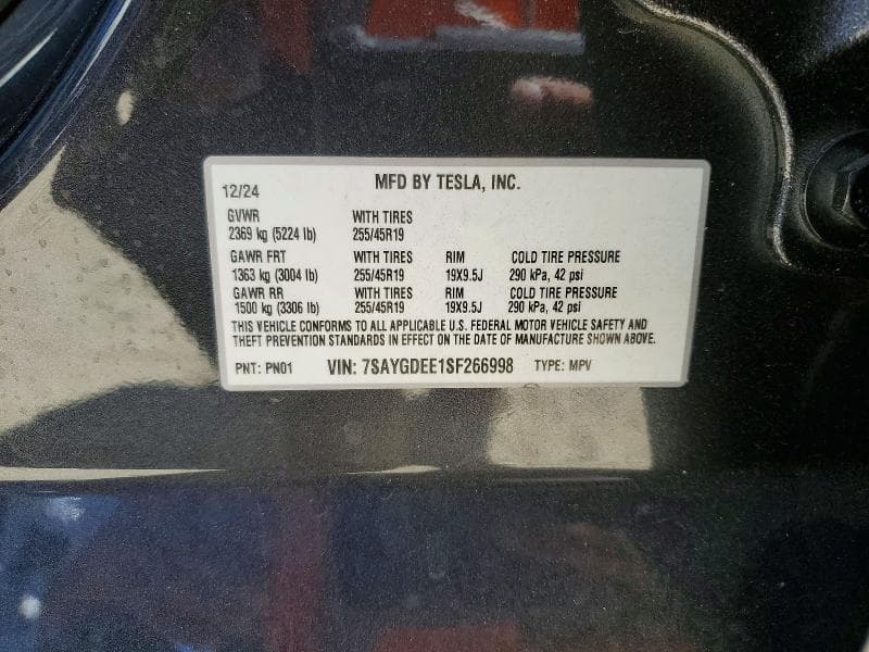 2025 TESLA MODEL Y 13