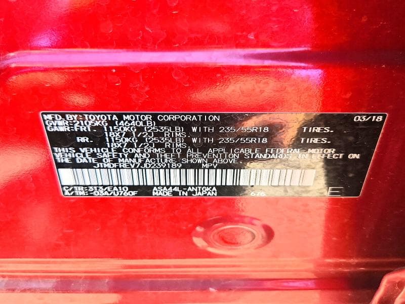 2018 TOYOTA RAV4 LIMITED LIMITED 13