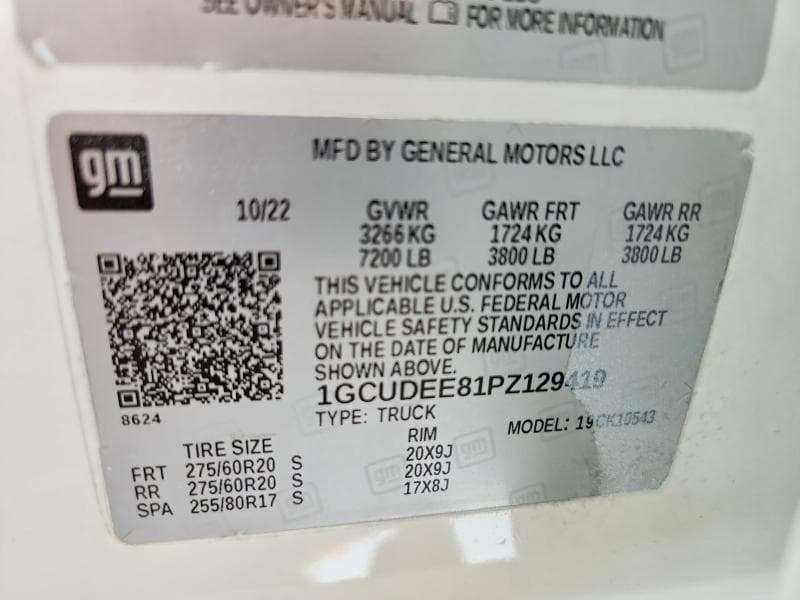 2023 CHEVROLET SILVERADO K1500 RST K1500 RST 12