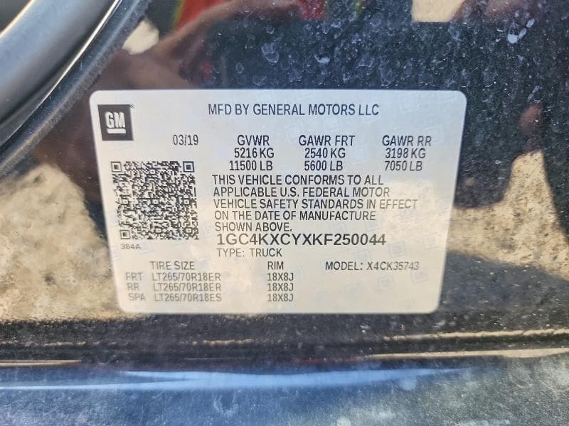 2019 CHEVROLET SILVERADO K3500 LTZ 12