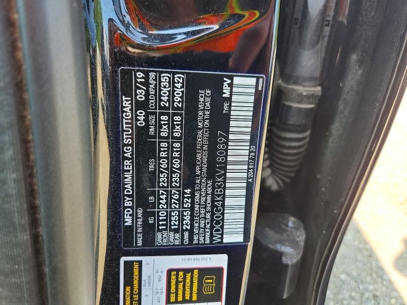2019 MERCEDES-BENZ GLC 300 4MATIC 13