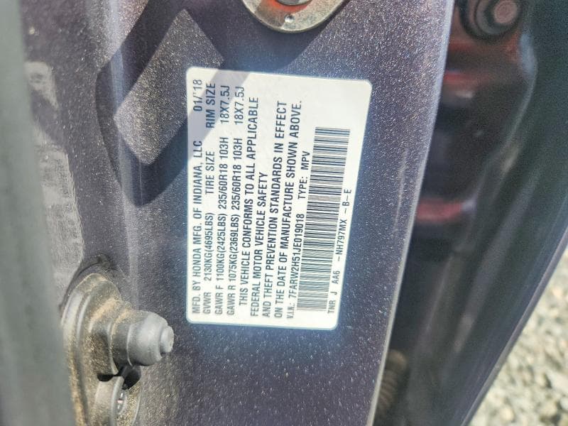 2018 HONDA CR-V EX 13