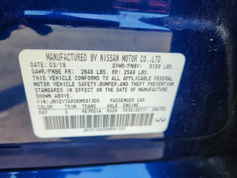 2019 INFINITI Q50 3.0T SIGNATURE EDITION 12