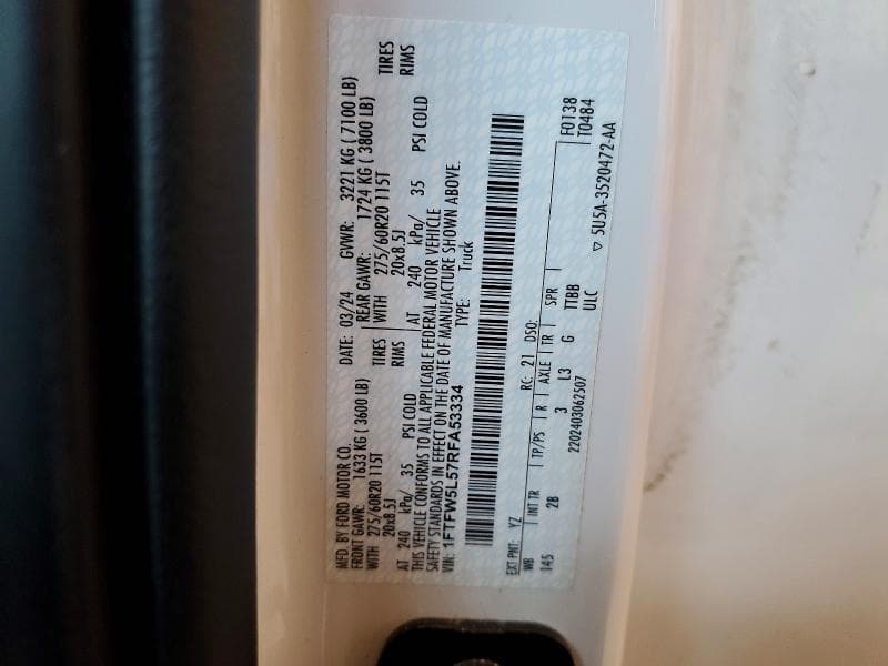 2019 FORD F150 12