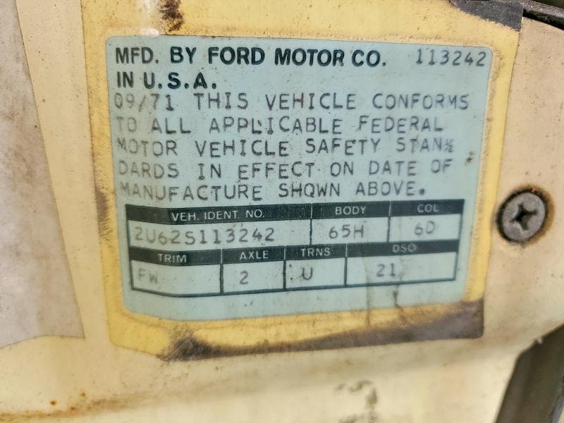 1972 FORD LTD 12