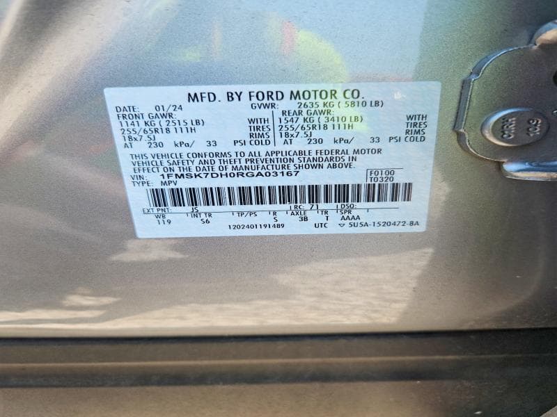 2024 FORD EXPLORER XLT 13