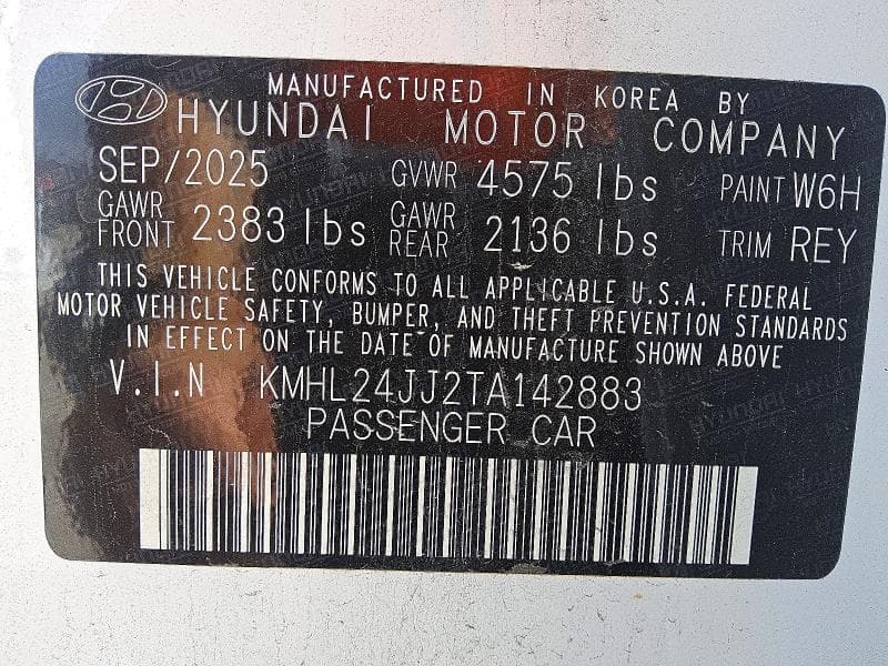 2026 HYUNDAI SONATA HYBRID BLUE BLUE 13