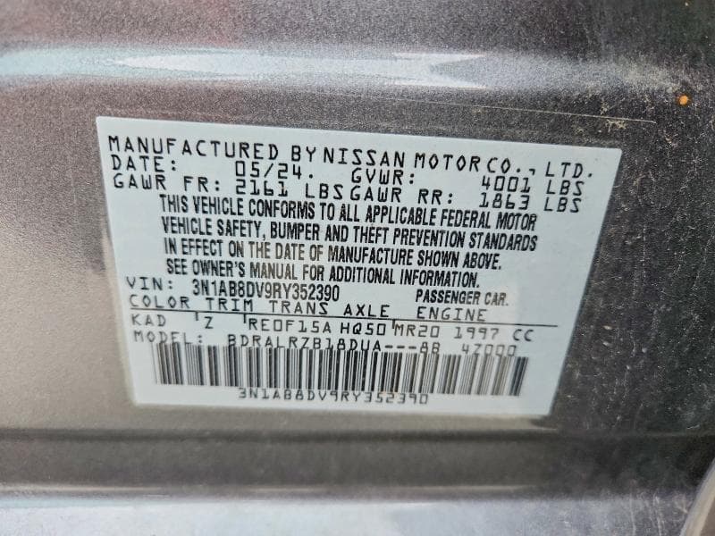 2024 NISSAN SENTRA SR 12