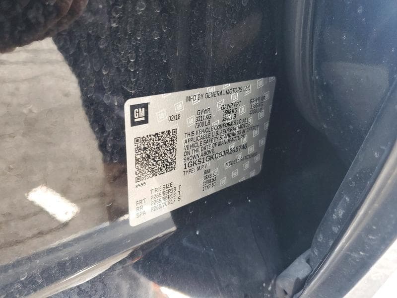 2018 GMC YUKON XL C1500 SLT 13