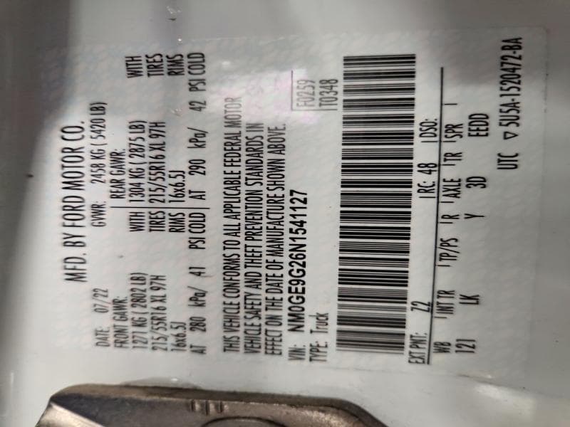 2022 FORD TRANSIT CONNECT TITANIUM 14
