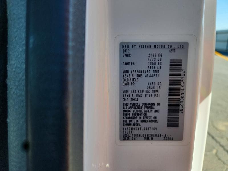 2020 NISSAN NV200 DELIVERY VAN 14