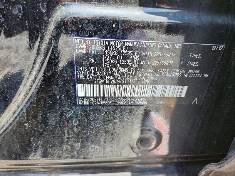 2018 TOYOTA RAV4 XLE XLE 13