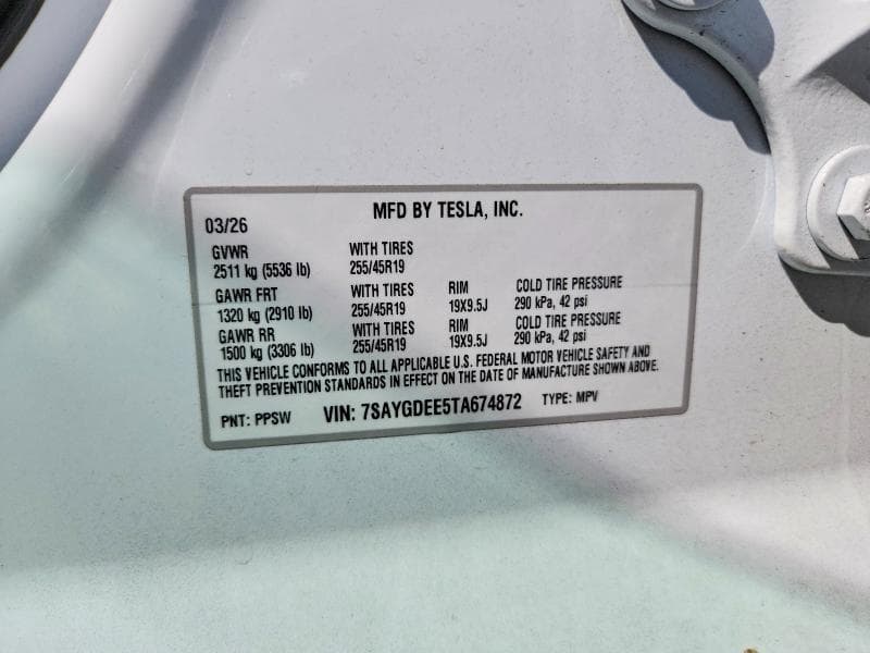 2026 TESLA MODEL Y 13