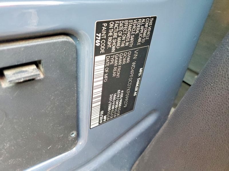 2019 MERCEDES-BENZ SPRINTER 2500/3500 DELIVERY VAN 2500/3500 13
