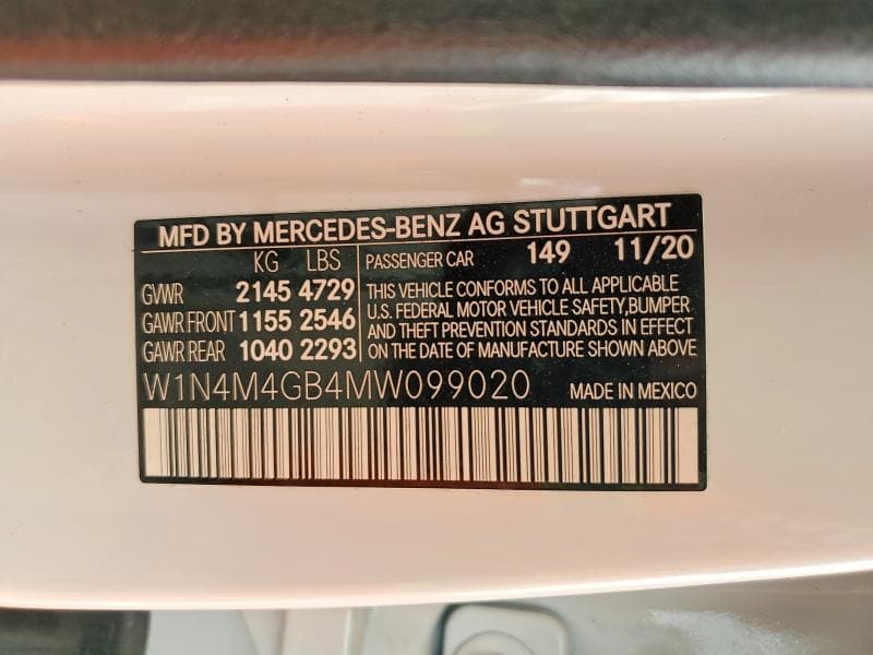 2021 MERCEDES-BENZ GLB 250 250 14