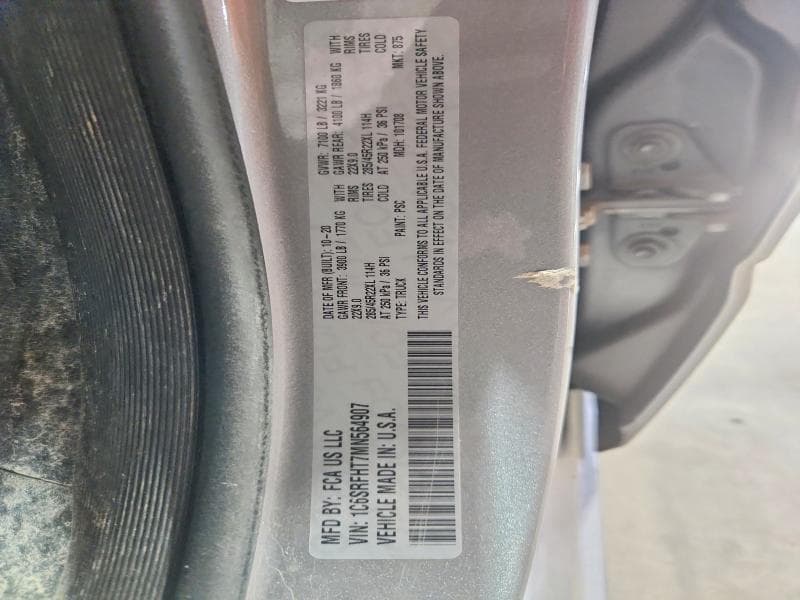 2021 RAM 1500 LIMITED LIMITED 12