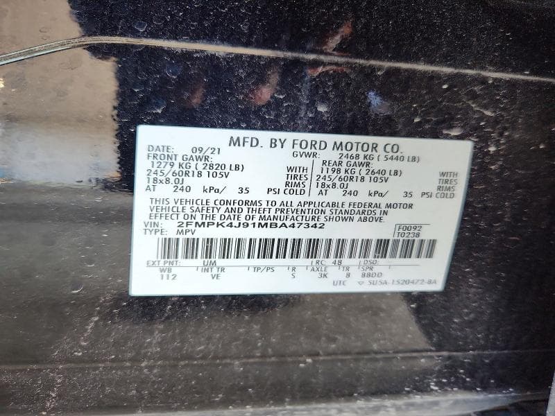 2021 FORD EDGE SEL SEL 14