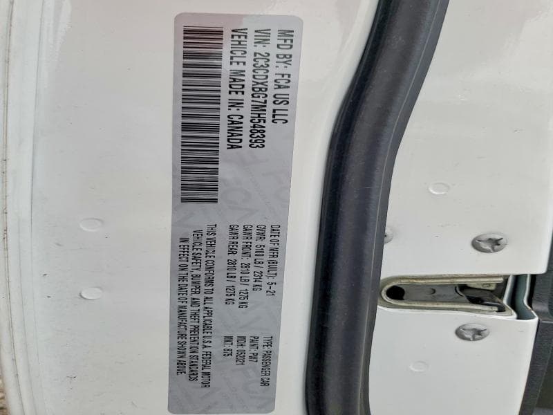 2021 DODGE CHARGER SXT 12