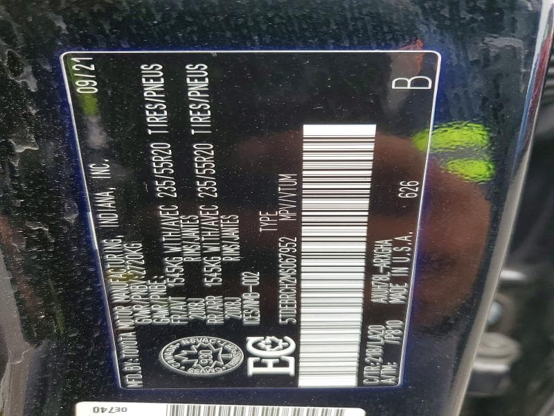 2021 TOYOTA HIGHLANDER HYBRID PLATINUM 13
