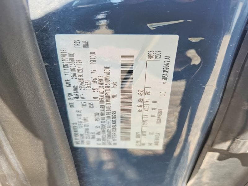 2020 FORD TRANSIT 250 DELIVERY VAN 12