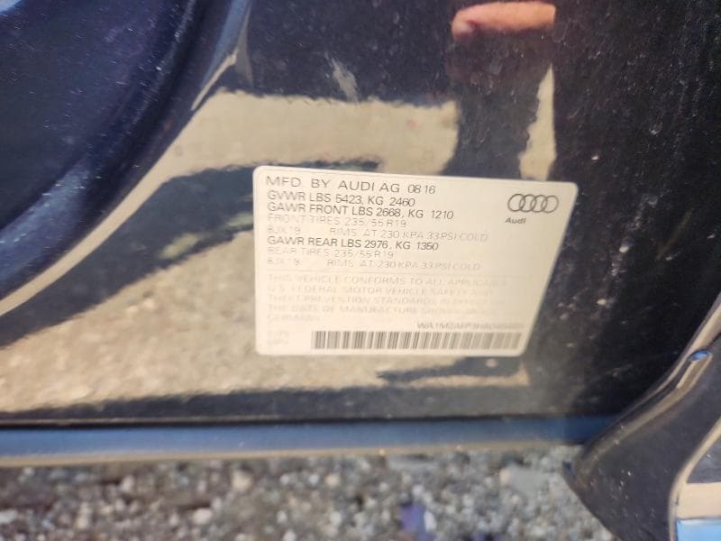 2017 AUDI Q5 PREMIUM PLUS PREMIUM PLUS 13