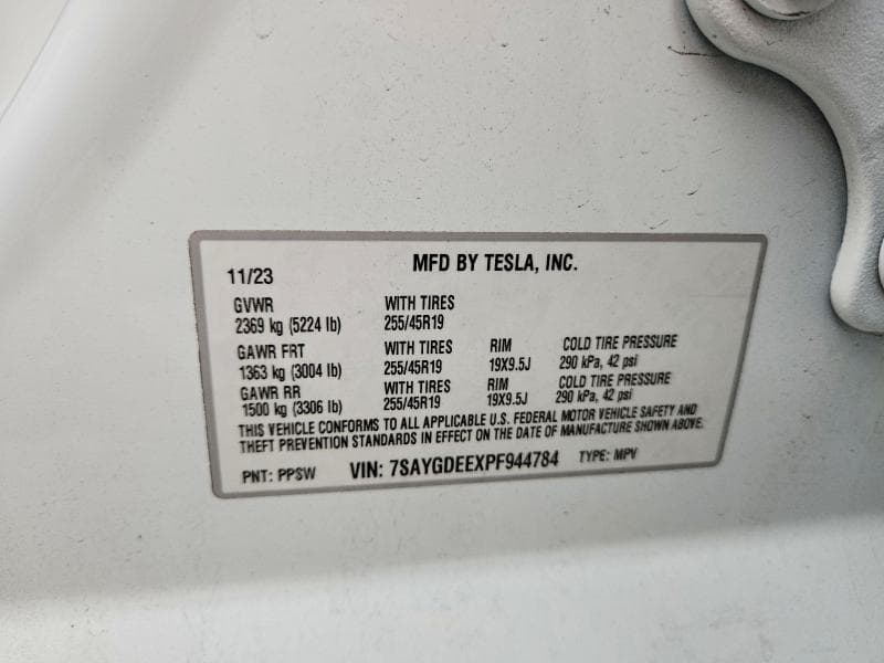 2023 TESLA MODEL Y 12