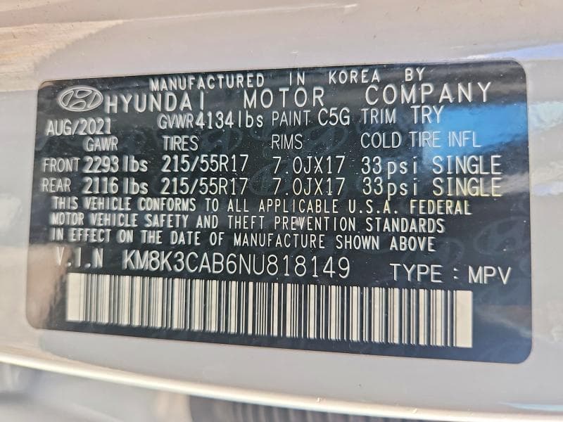 2022 HYUNDAI KONA SEL 14