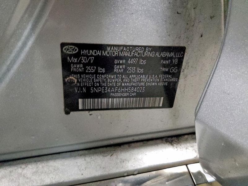 2017 HYUNDAI SONATA SPORT 12