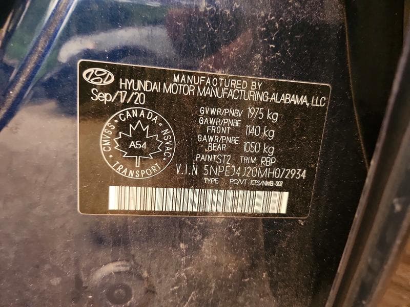 2021 HYUNDAI SONATA SEL PLUS SEL PLUS 13