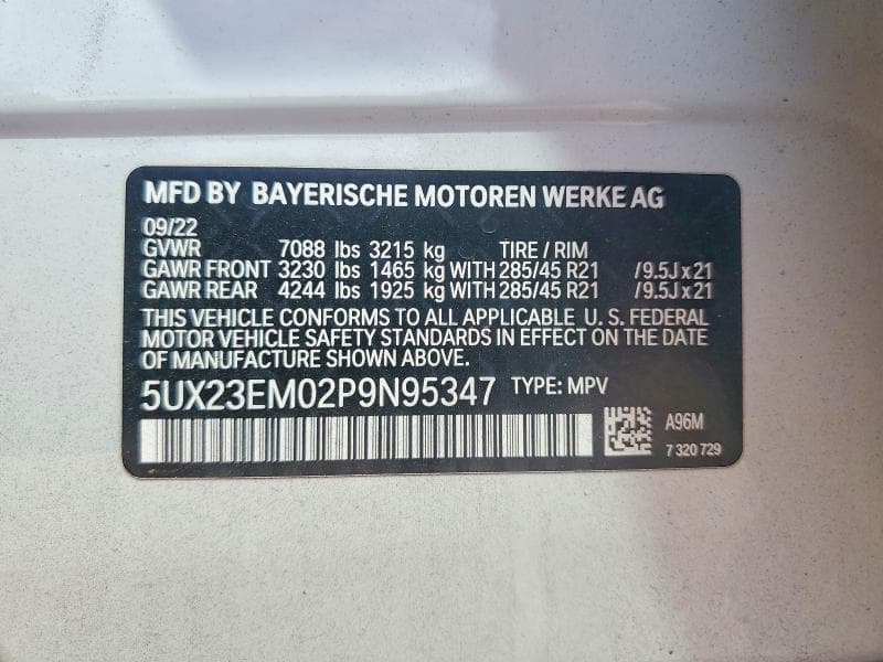 2023 BMW X7 XDRIVE40I 13
