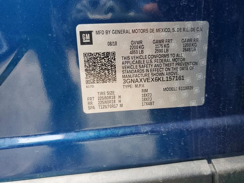 2019 CHEVROLET EQUINOX LT 13