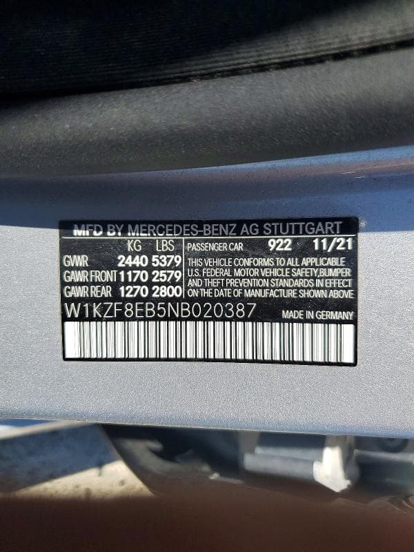 2022 MERCEDES-BENZ E 350 4MATIC 350 4MATIC 12