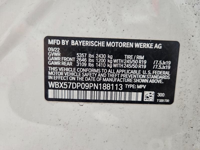 2023 BMW X3 XDRIVE30I 14