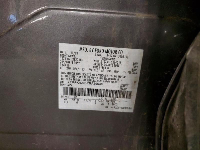 2024 FORD EDGE SEL SEL 13